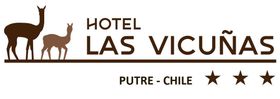 The logo for hotel las vicuñas putre chile