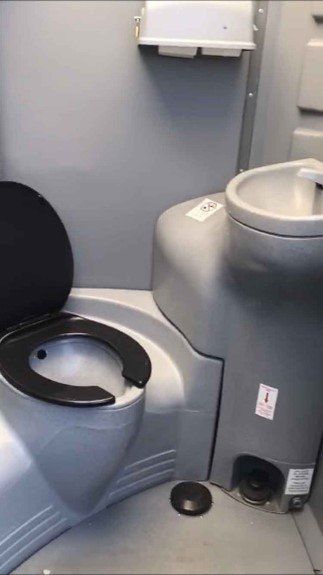 Portable Restroom With Flush — Downey, CA — Affordable Porta Potty Affordable Portables LLC
