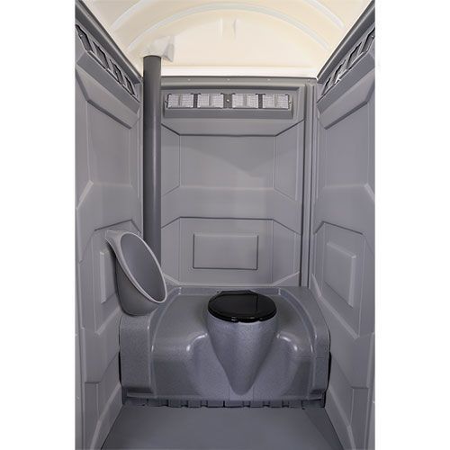 Poly John Basic Portable Restroom Trailer Inside view Downey CA 90242