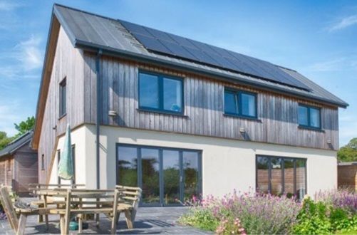 Cedar house in Somerset. Passiv