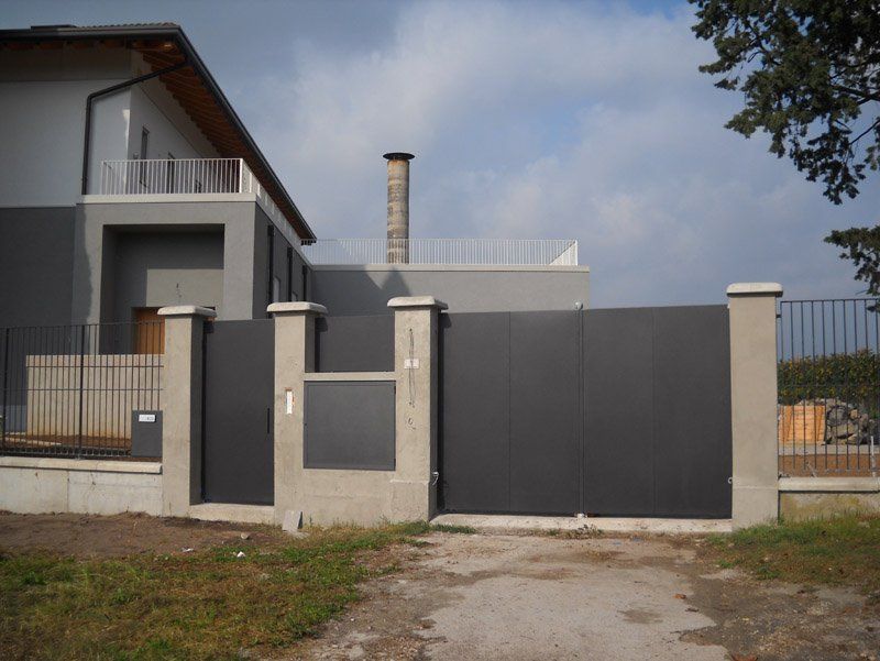 cancello in ferro battuto