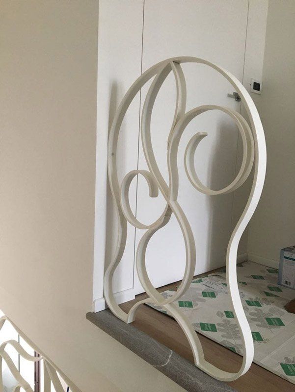 ringhiera decorativa in ferro