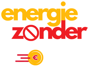 Een rood en geel logo voor energie zonder