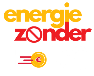 Een rood en geel logo voor energie zonder