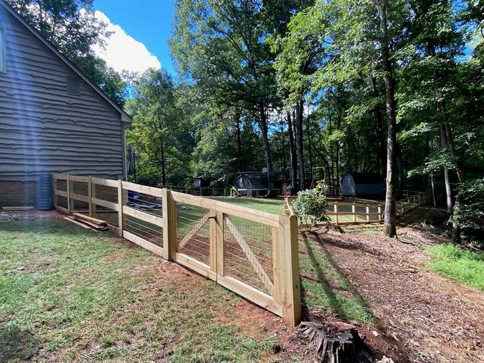 New Fence — Browns Summit, NC — Triad Extra Hands