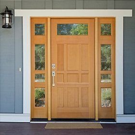 Modern Door With Window Glass — Chatsworth, CA — Door & Window Center