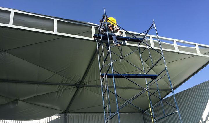 LONAS, TOLDOS, ESTRUCTURAS Y MALLA SOMBRA ESTRUFLEX