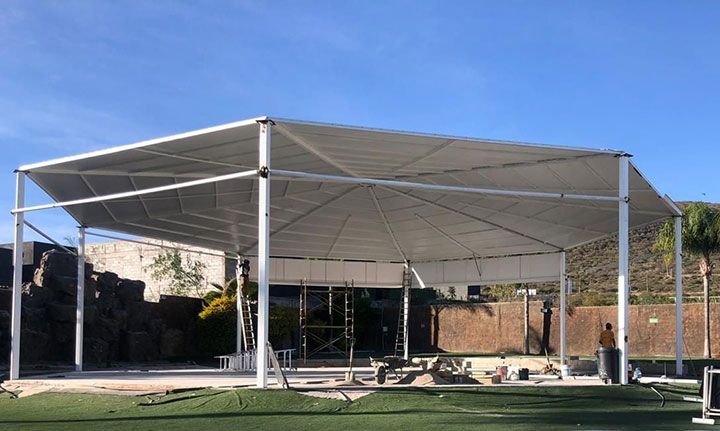 LONAS, TOLDOS, ESTRUCTURAS Y MALLA SOMBRA ESTRUFLEX
