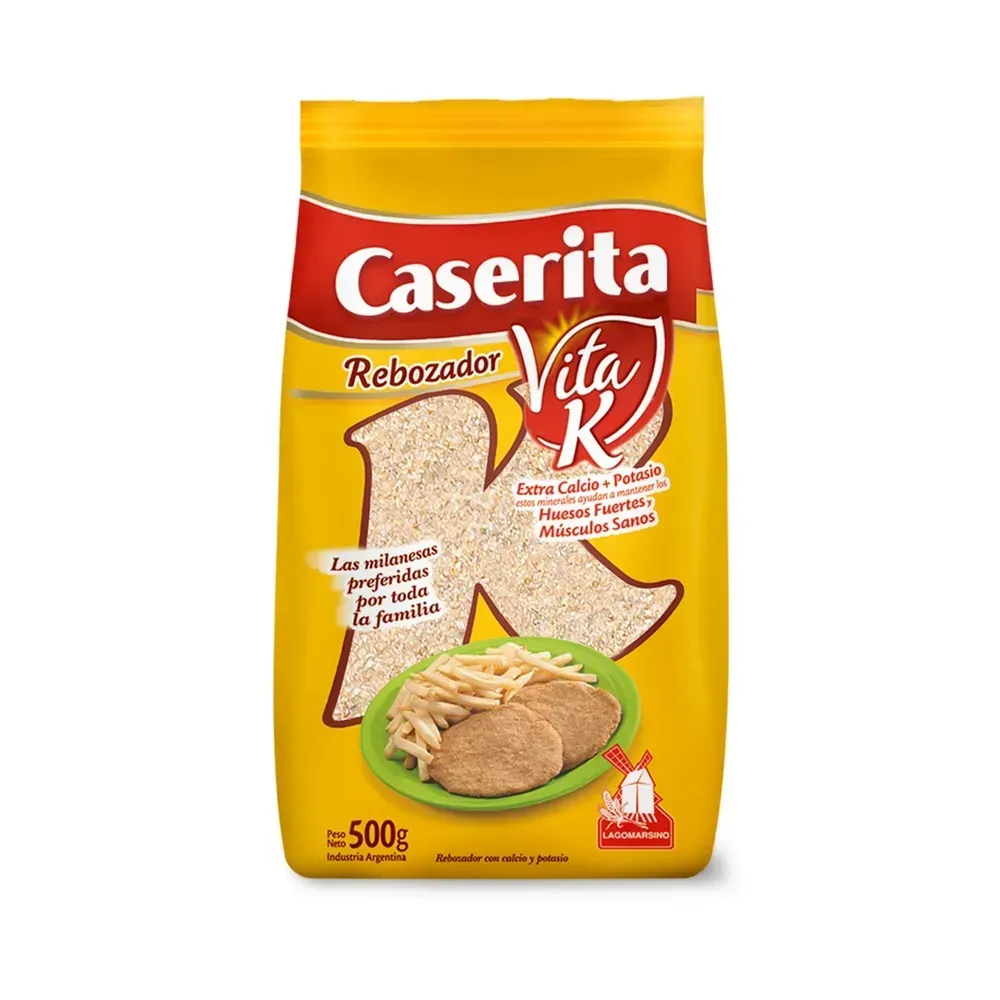 Una bolsa de caserita vita k rebozódor 500g