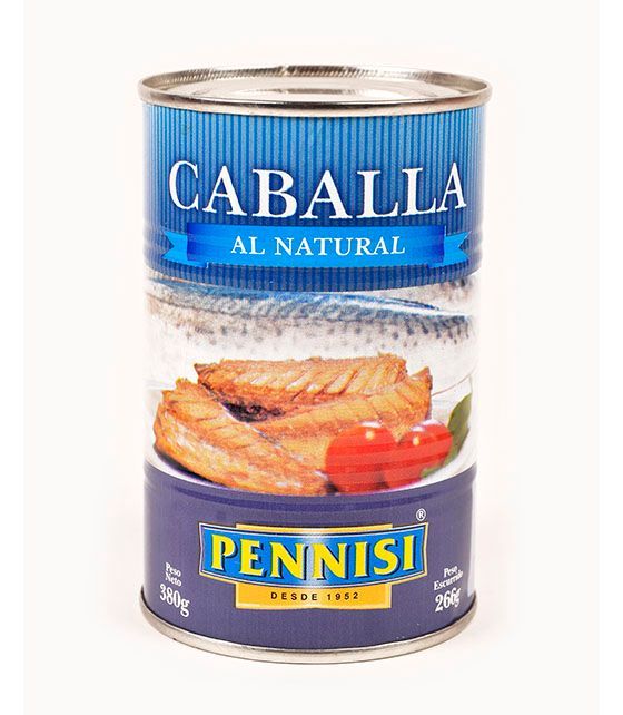 lata de caballa al natural