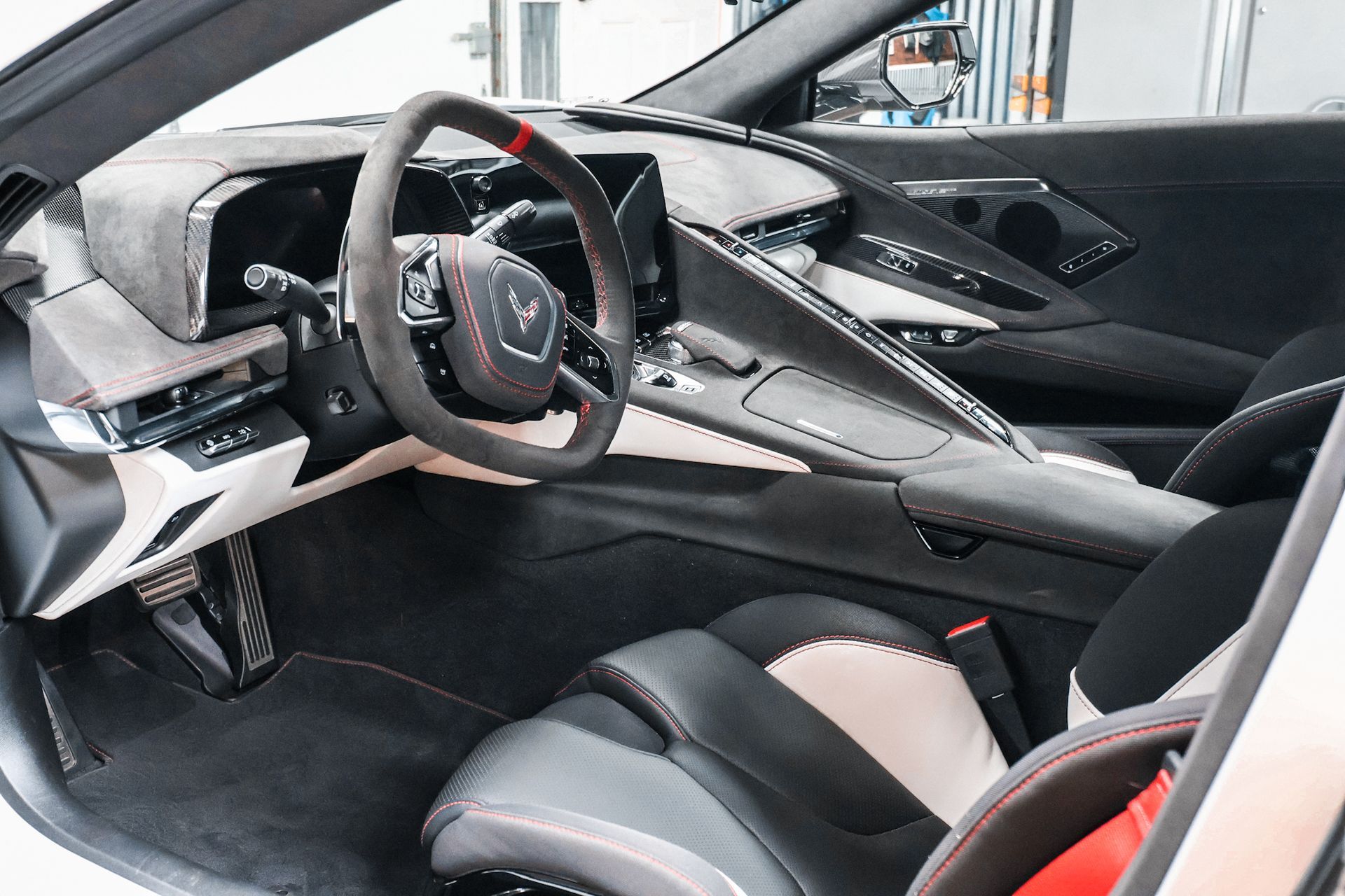 a before and after picture of the interior of a car