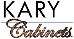 Kary Cabinet KARY Cabinets logo: Black text