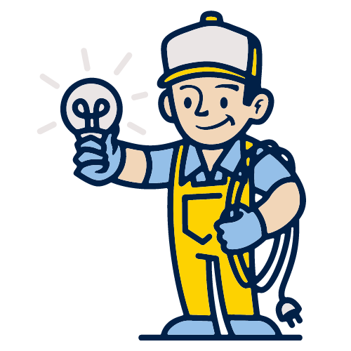 electrician man graphic