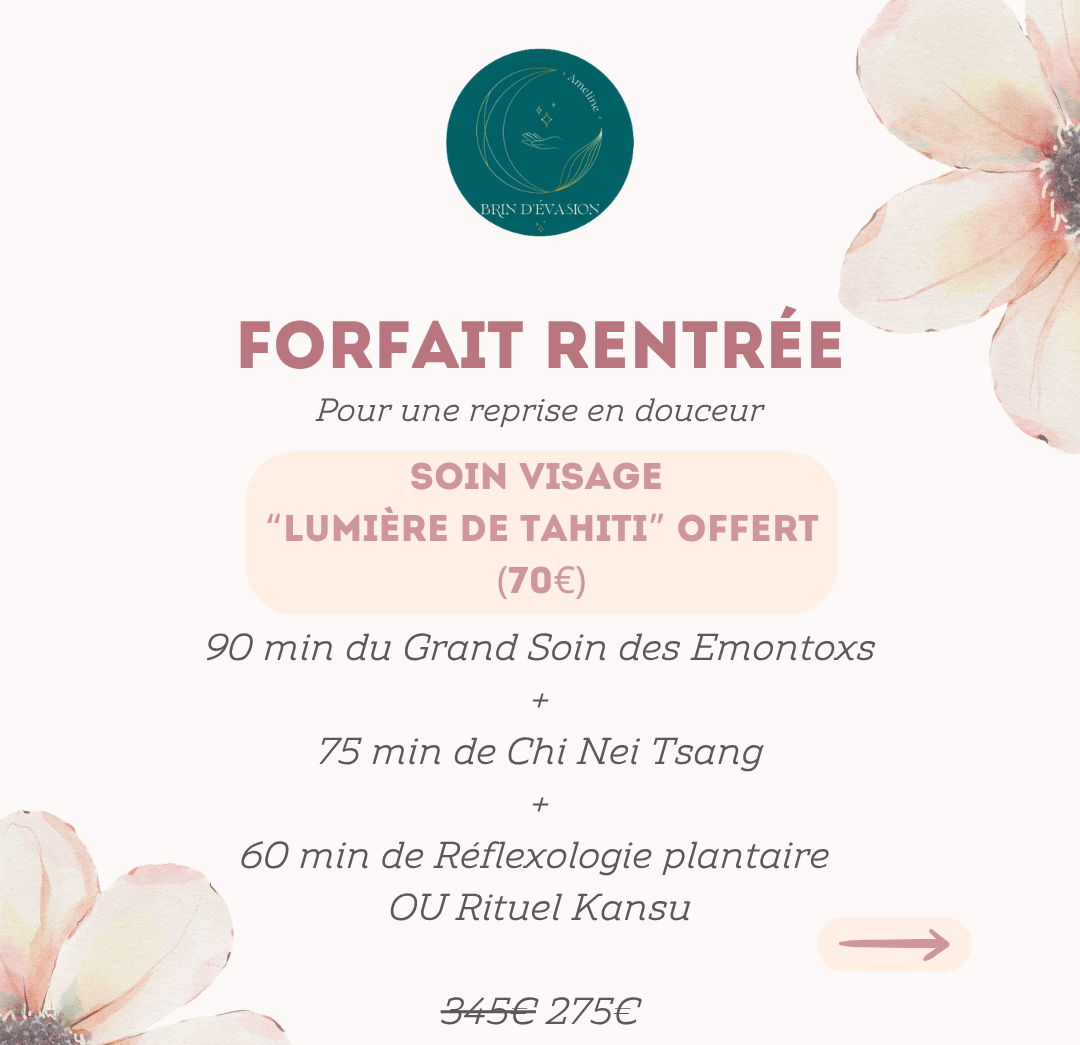 offre de rentrée permettant de s'offrir le soin visage d'été de 70 €