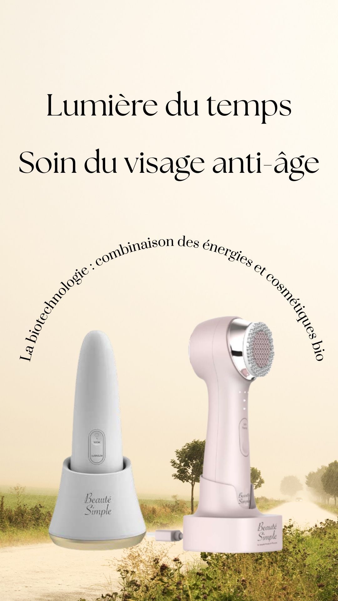 appareils biotechnologie pour soin visage anti-âge