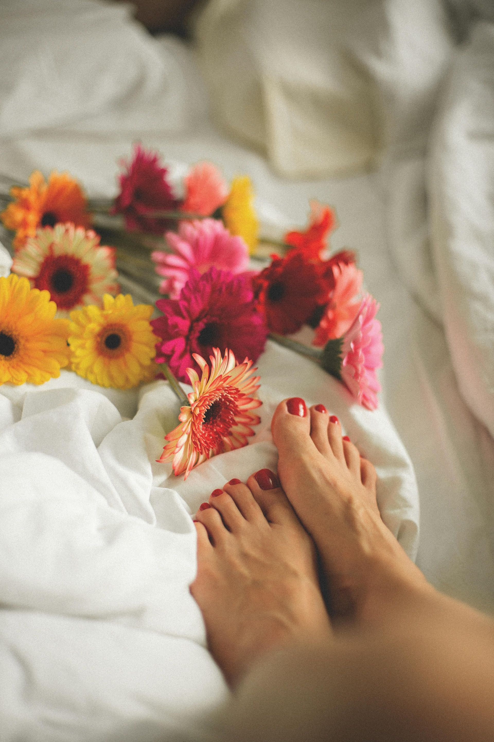 De jolis pieds après une beauté des pieds réalisé par Ameline