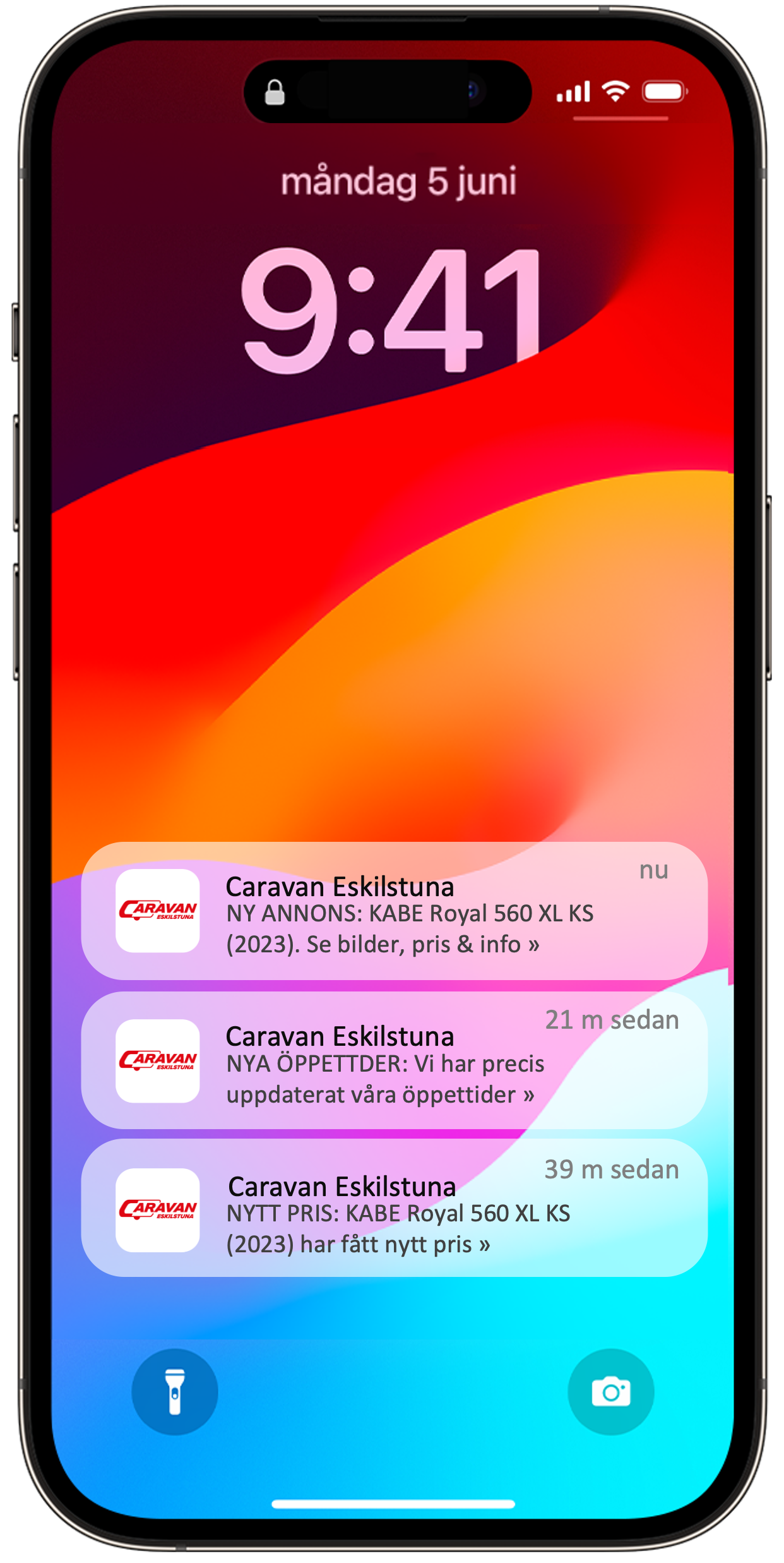 Caravan-eskilstuna-app-iphone-levererad-från-klicket