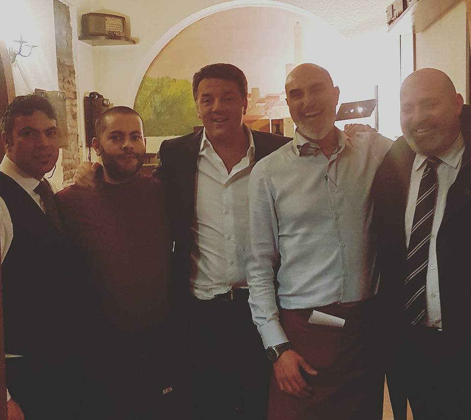 Renzi al ristorante