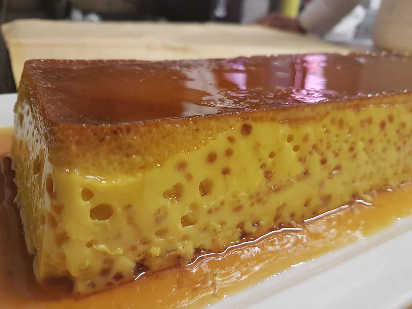 dessert con creme caramel