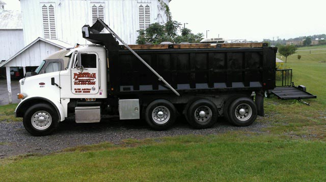 T M Perryman Excavating Service Truck - Excavation Services in Pleasant Gap, PA