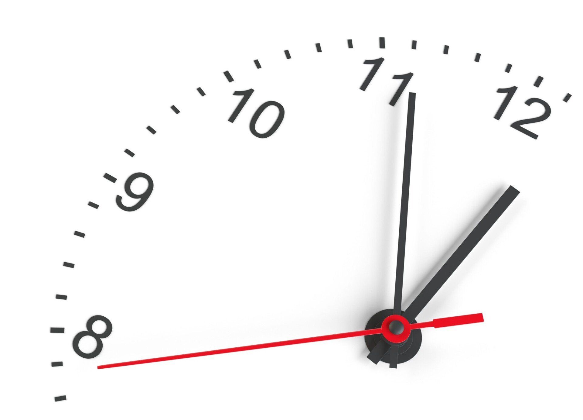 image of a clock showing 12:56