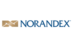 A logo for norandex is shown on a white background