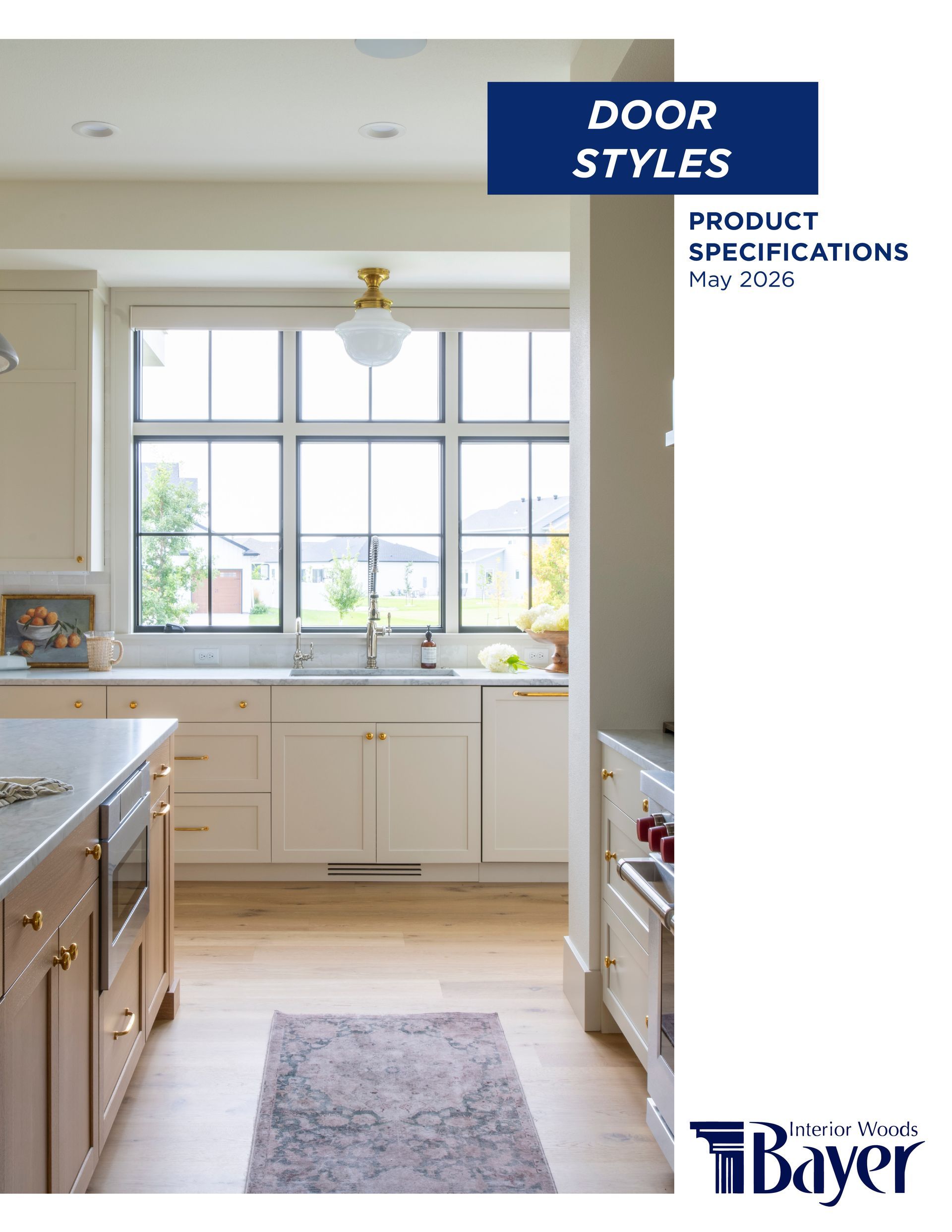 Door styles visual, arranged by price groups, showing various cabinet door designs and shapes.