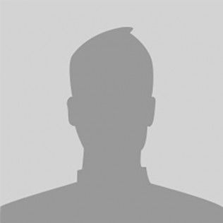 Silhouette of a person, head and shoulders, on a grey background.