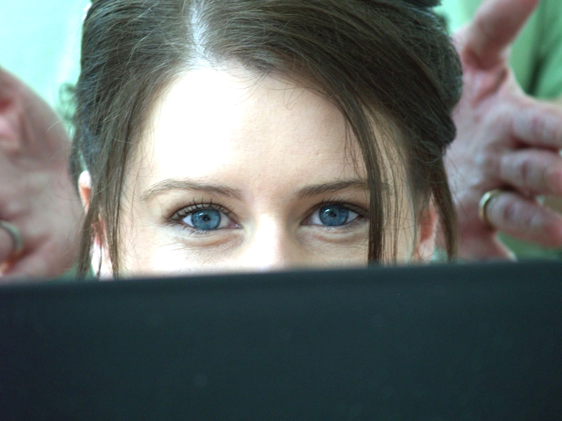 Wedding photography of bride preparations in Poole.