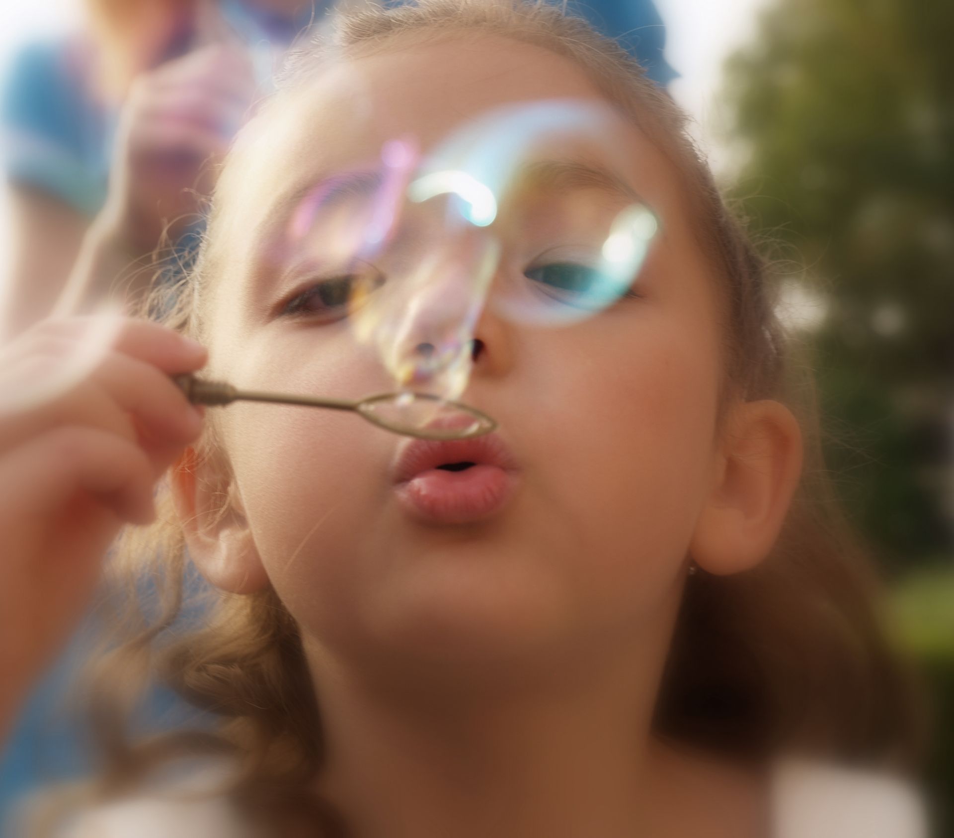 Photography of bridesmaid at wedding in Poole.