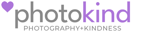 Photokind logo for use on wedding portrait photography website.