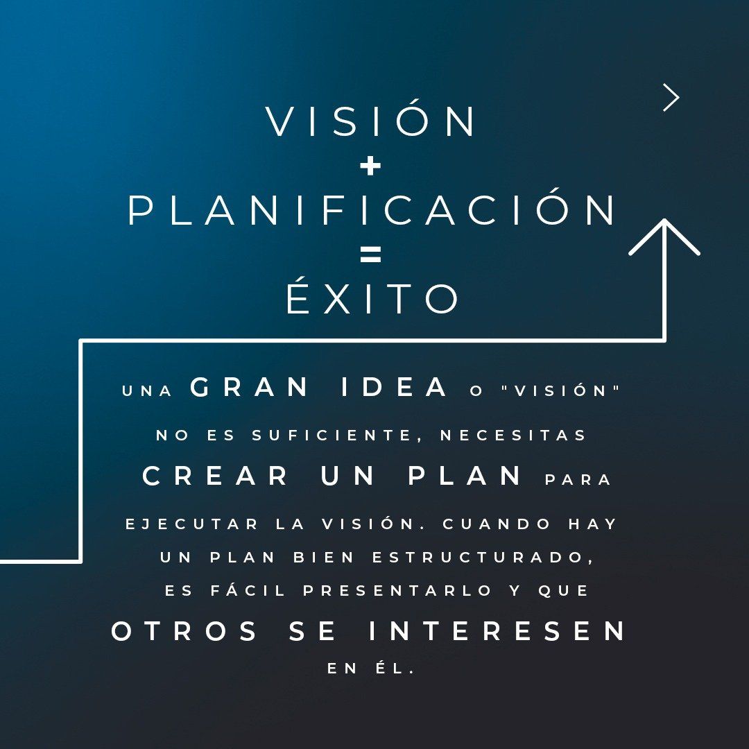 Visión + Planificación = Éxito