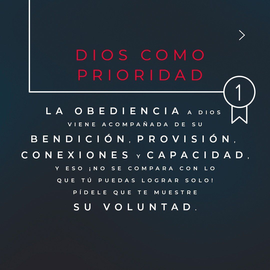 Dios como prioridad