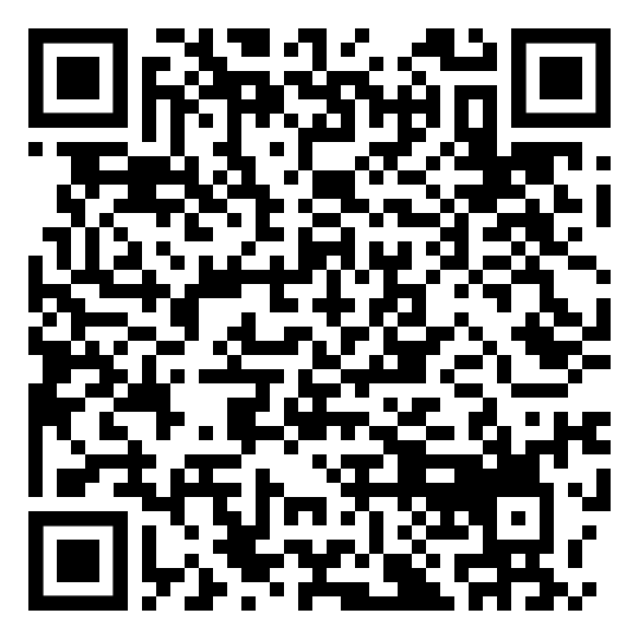 Ein schwarzweißer QR-Code auf weißem Hintergrund.
