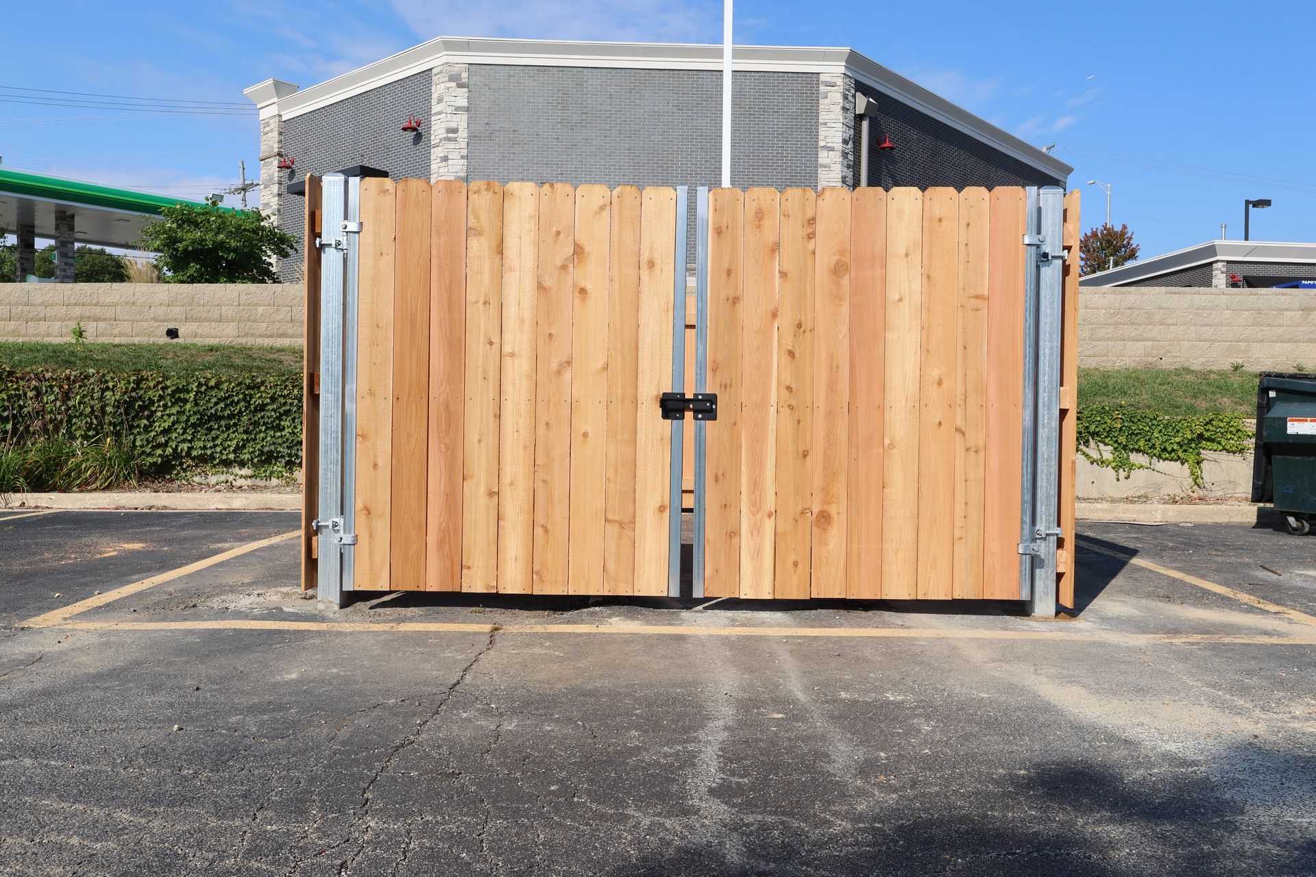 dumpster enclosure installation Illinois