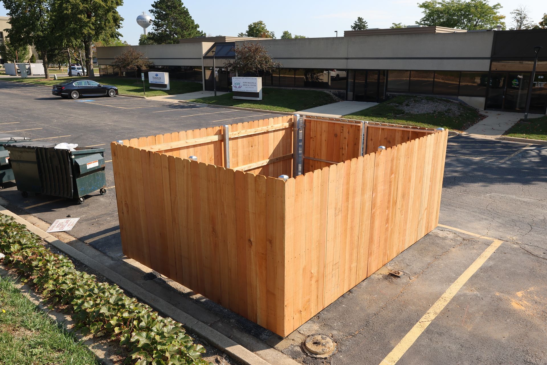 dumpster enclosure installation Illinois