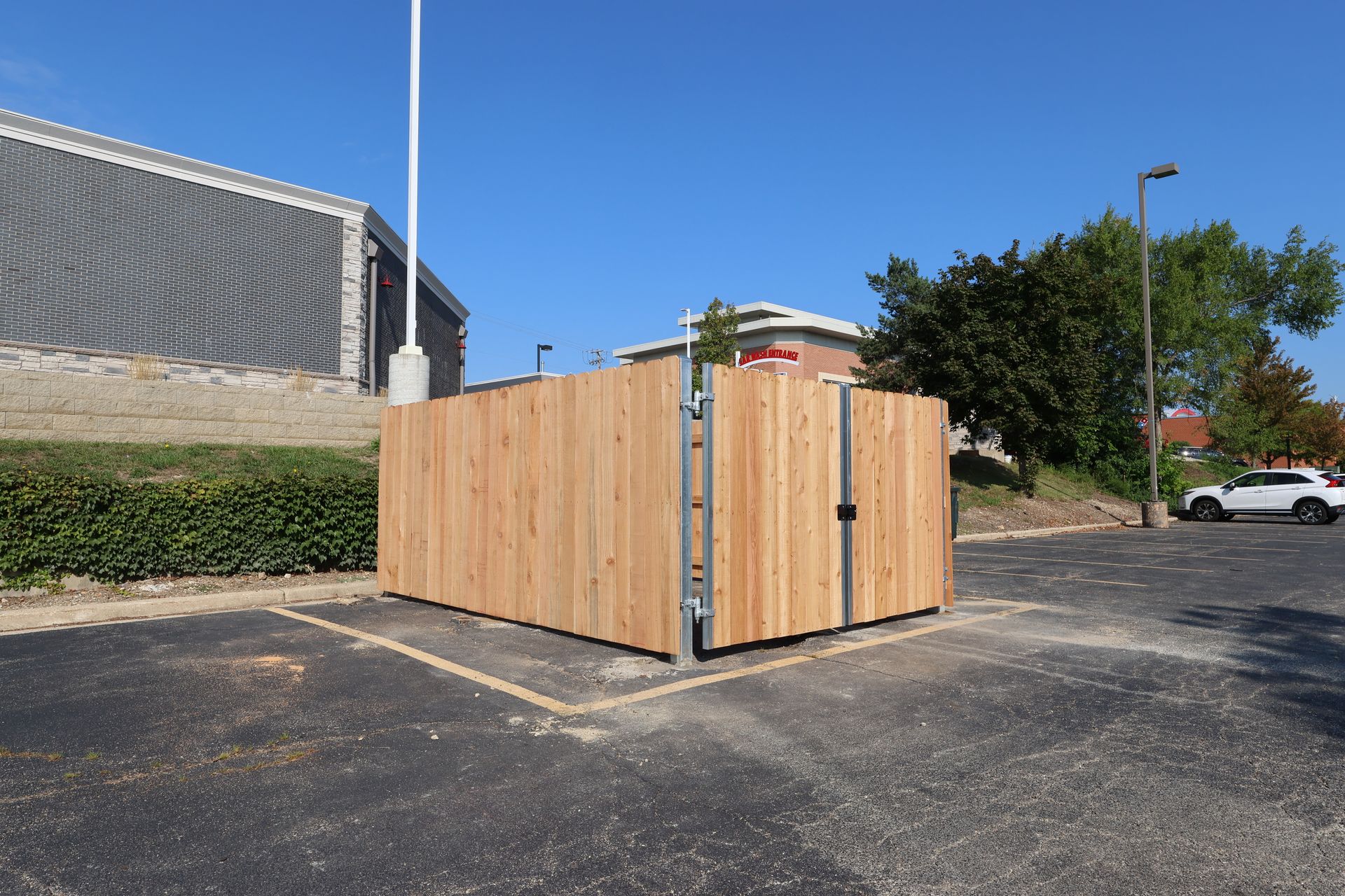 dumpster enclosure installation Illinois