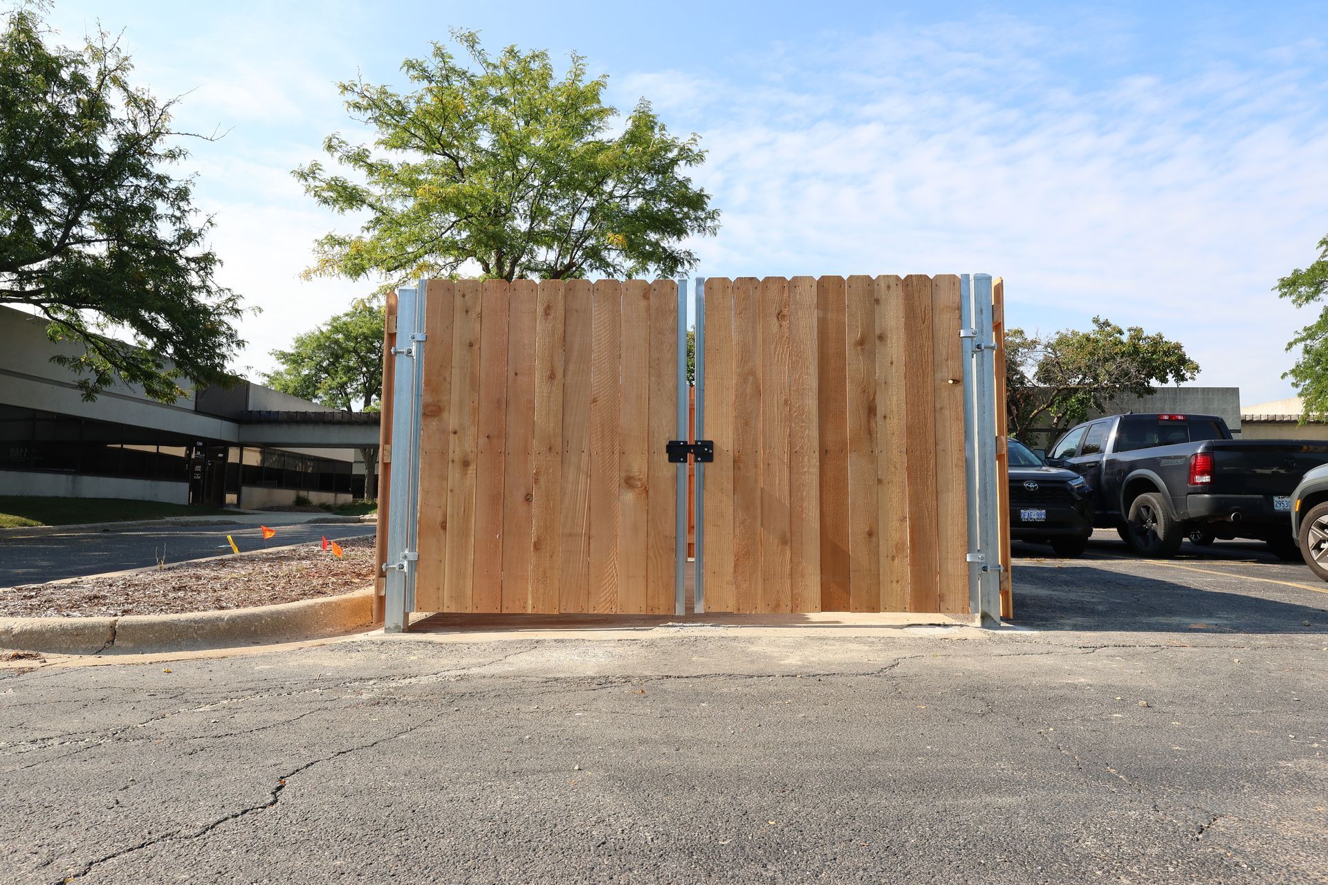 dumpster enclosure installation Illinois