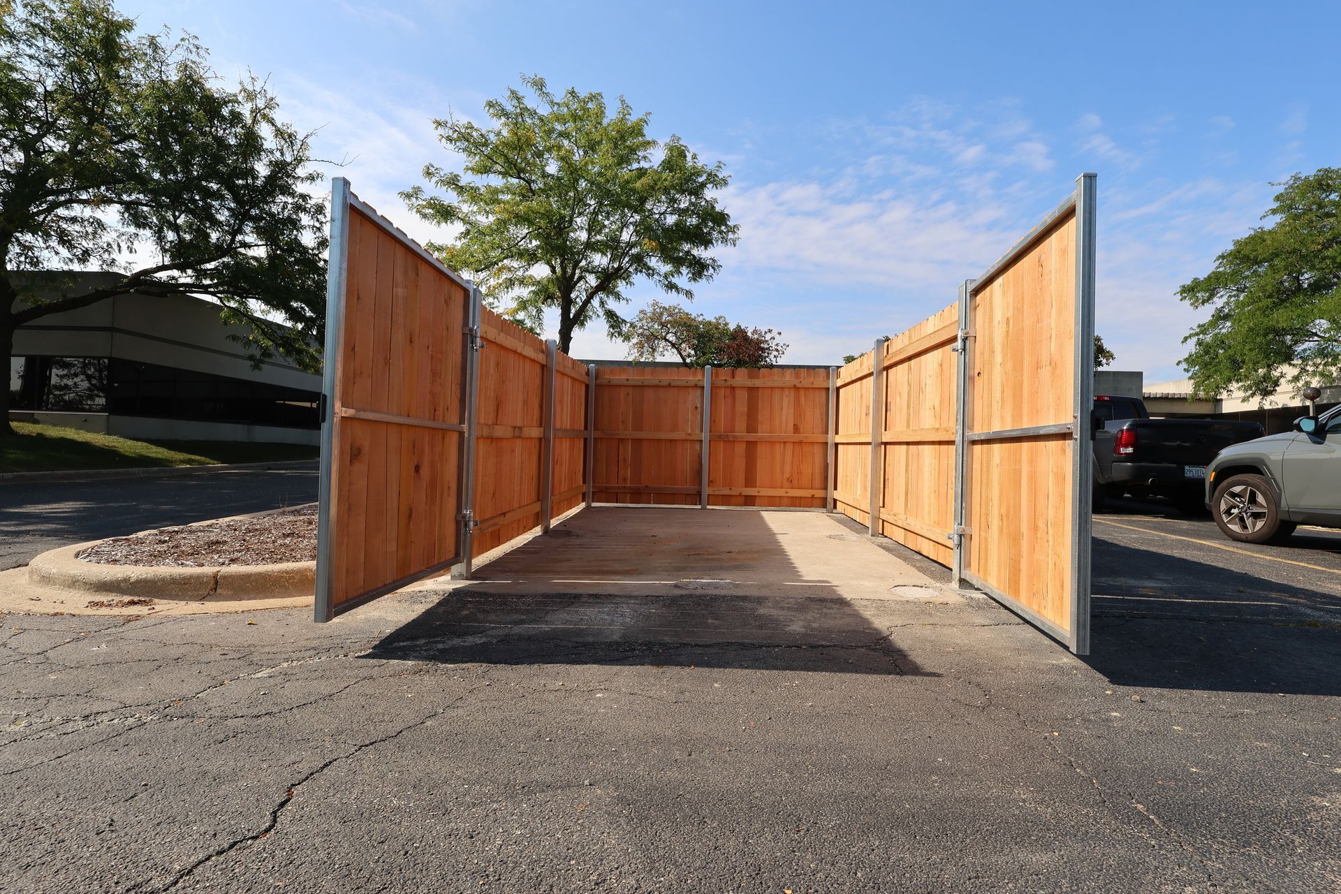 dumpster enclosure installation Illinois