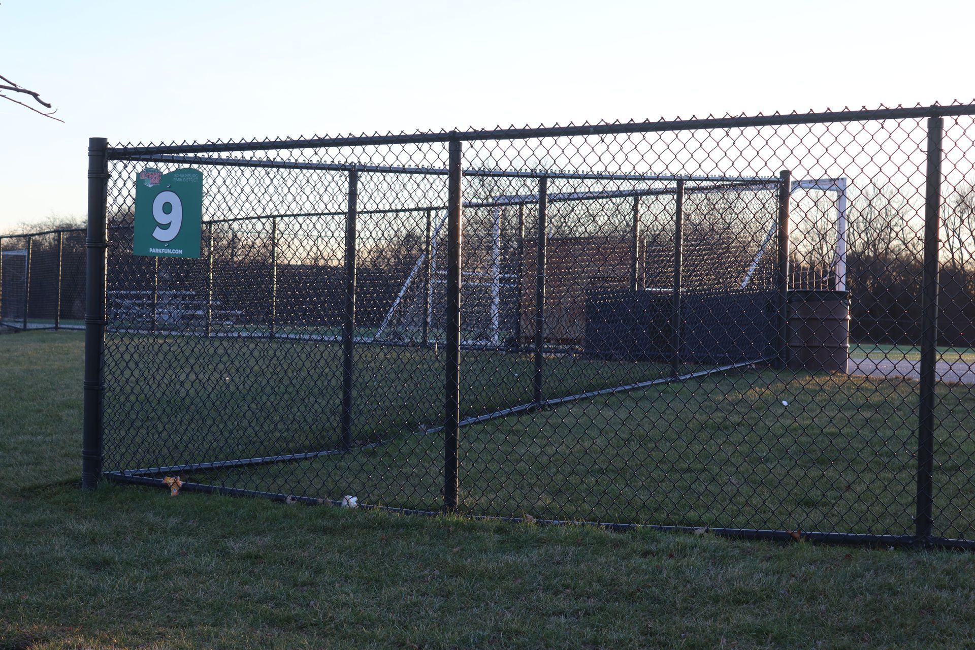 Athletic Fencing Basketball Court Fence Baseball Field Fence Installation Illinois