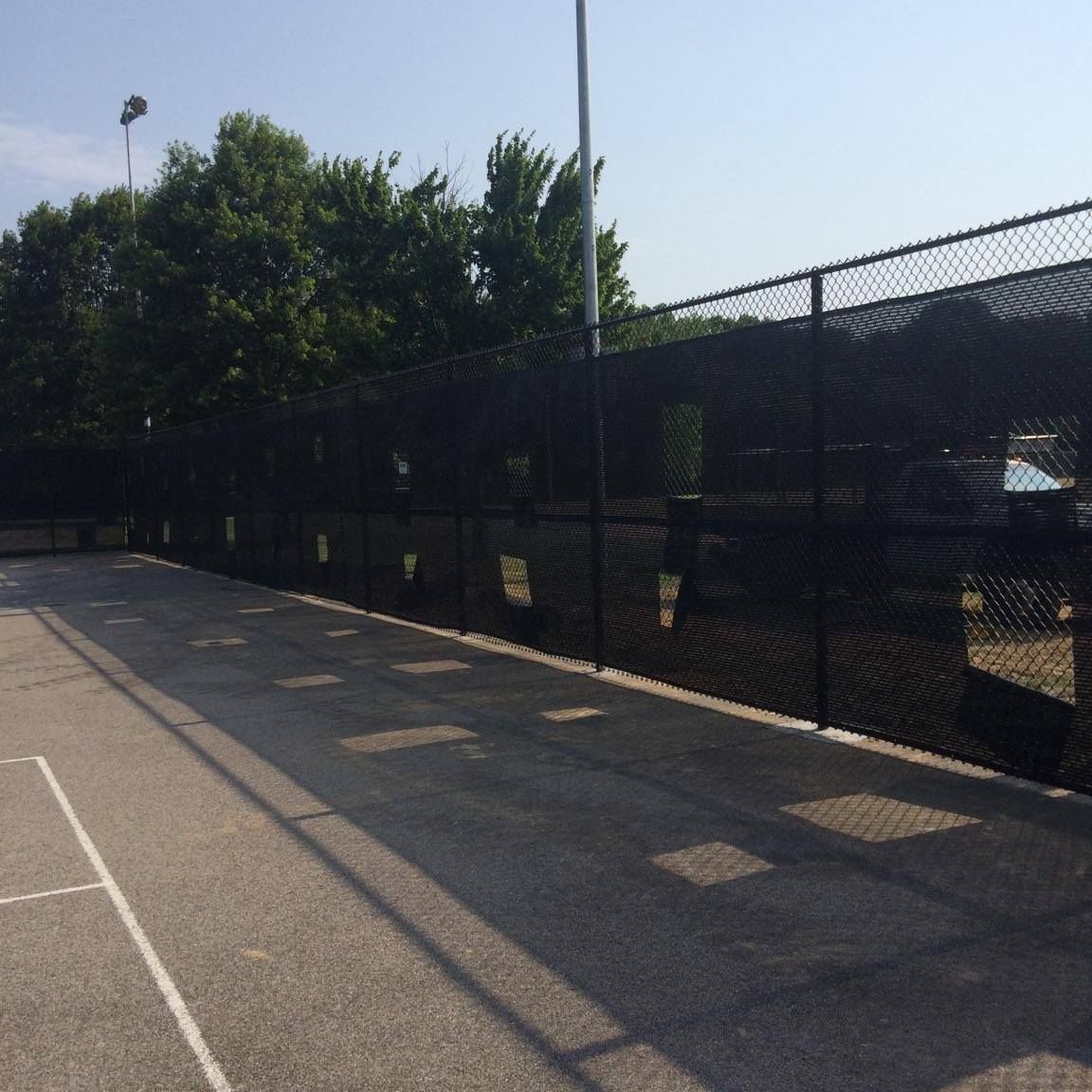 Athletic Fencing Basketball Court Fence Baseball Field Fence Installation Illinois