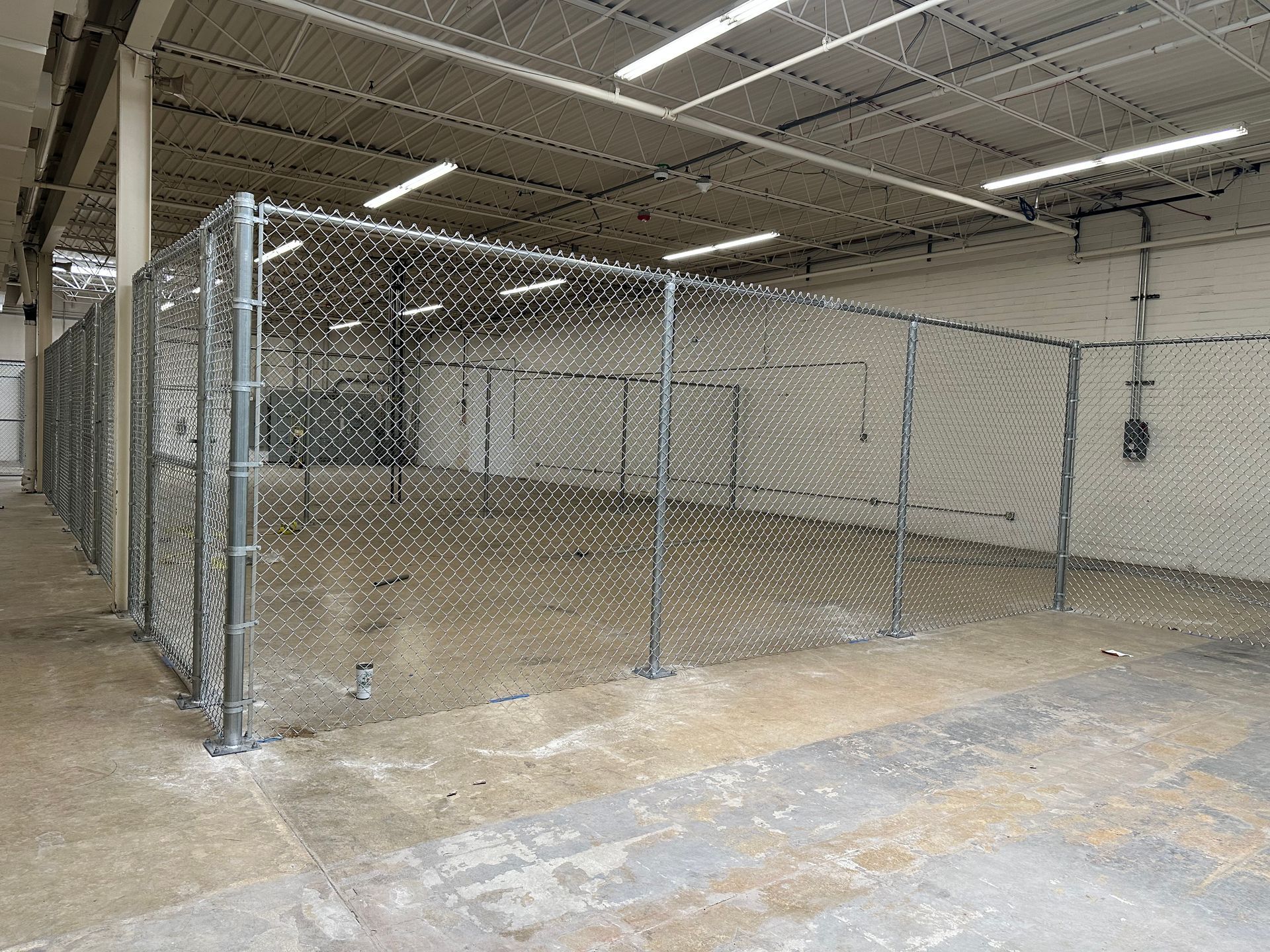 industrial warehouse fence installation Illinois