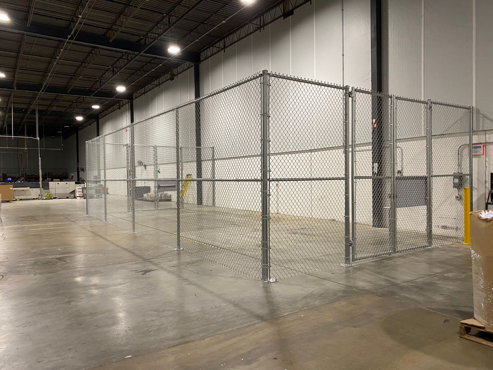 industrial warehouse fence installation Illinois