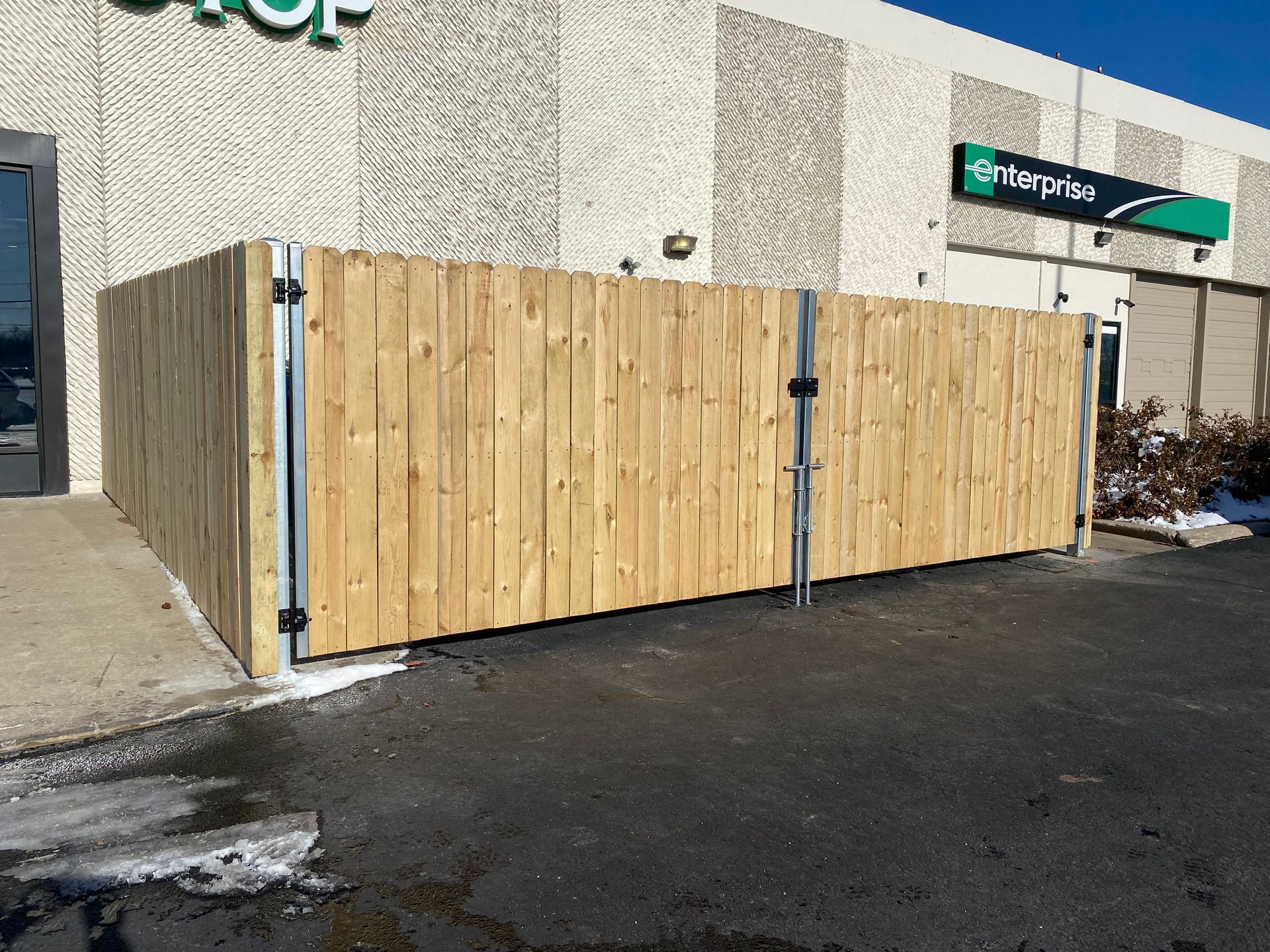 dumpster enclosure installation Illinois