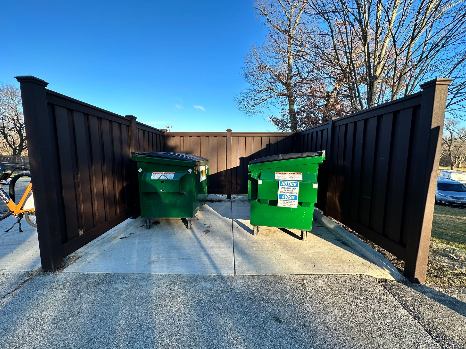 composite dumpster enclosure Illinois