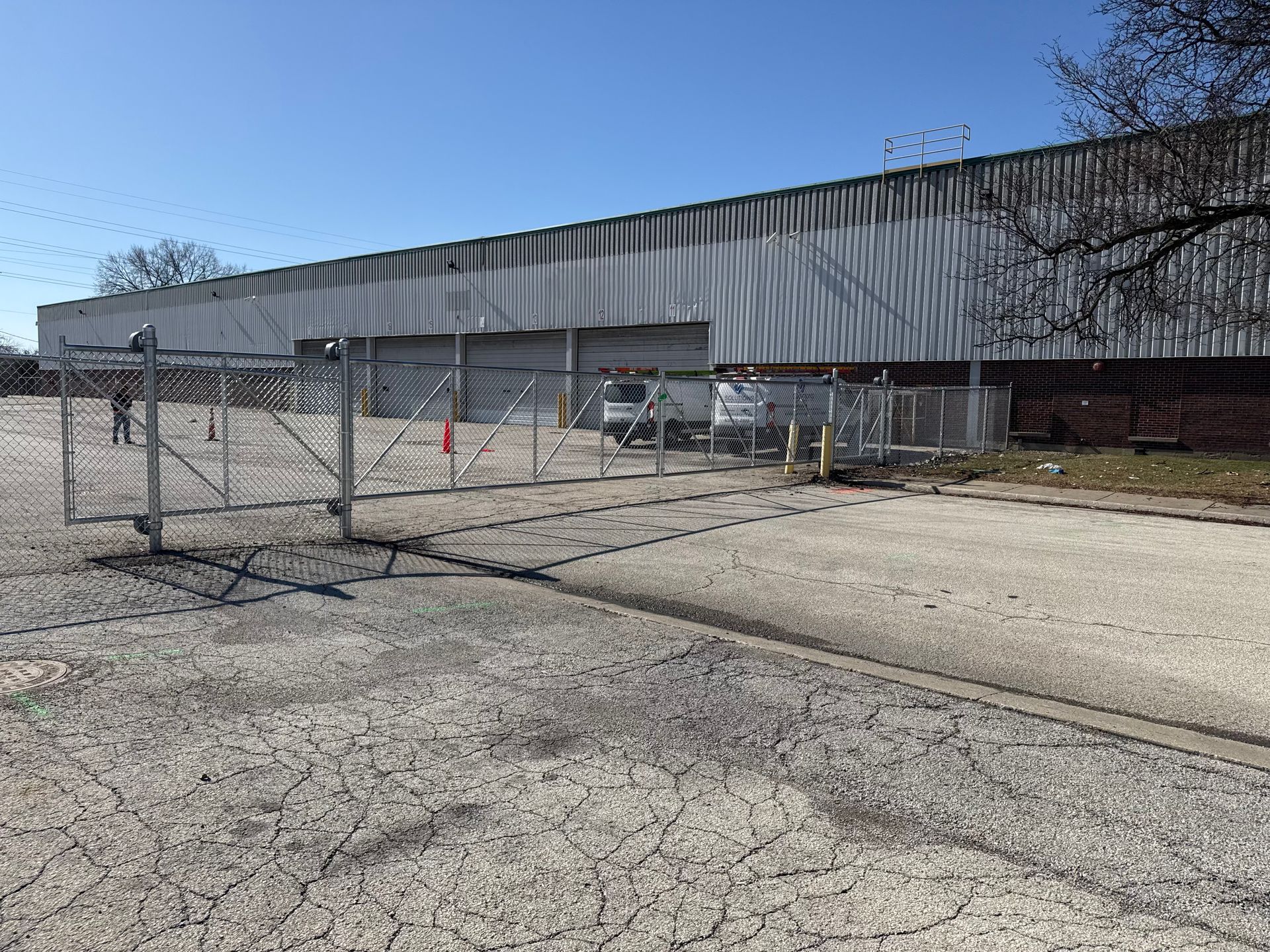 commercial gate installation cantilever sliding gates Illinois