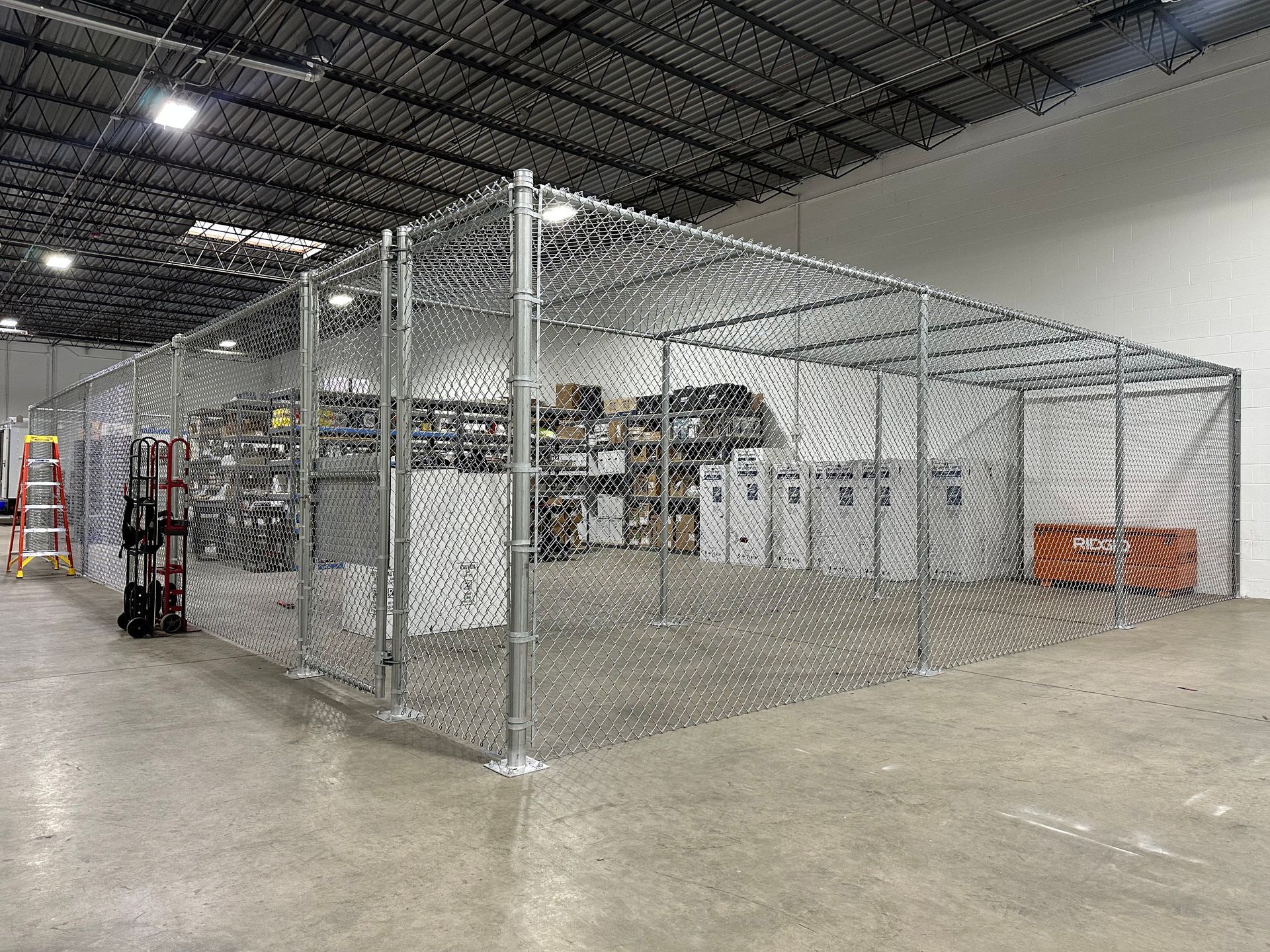 warehouse fence installation Illinois