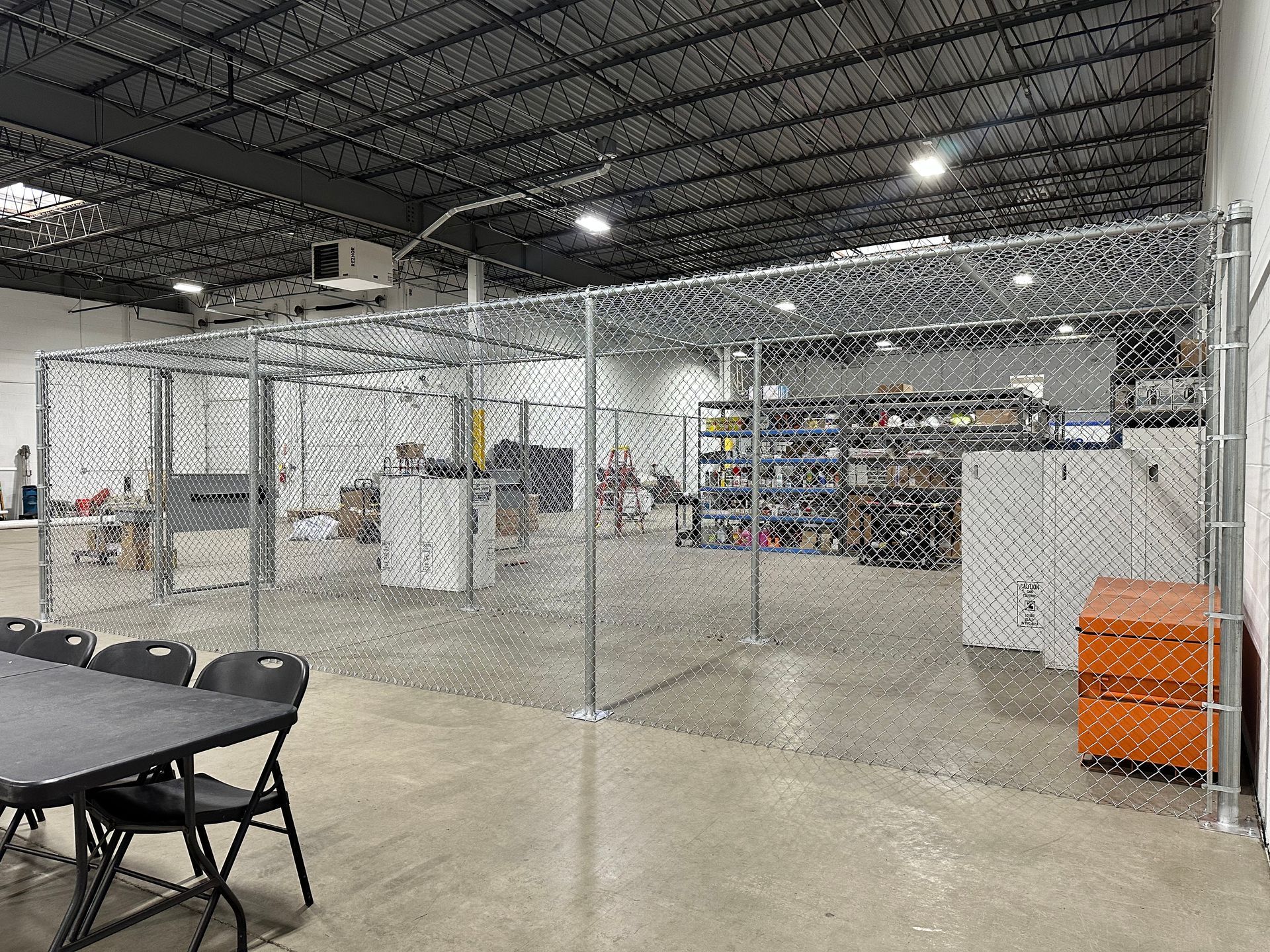 warehouse fence installation Illinois