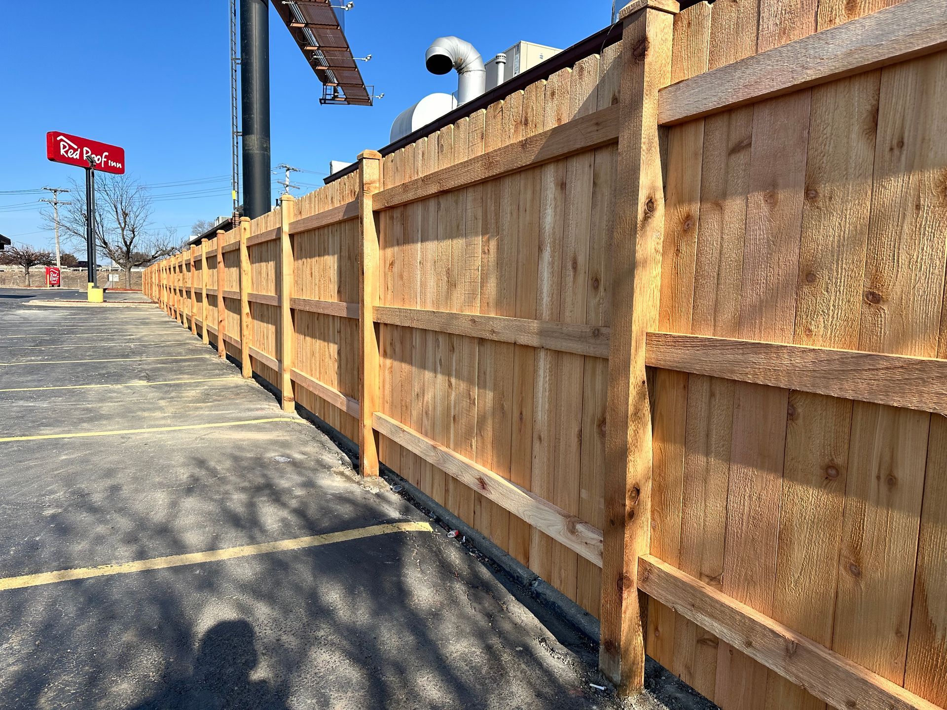 wood fence installation Illinois