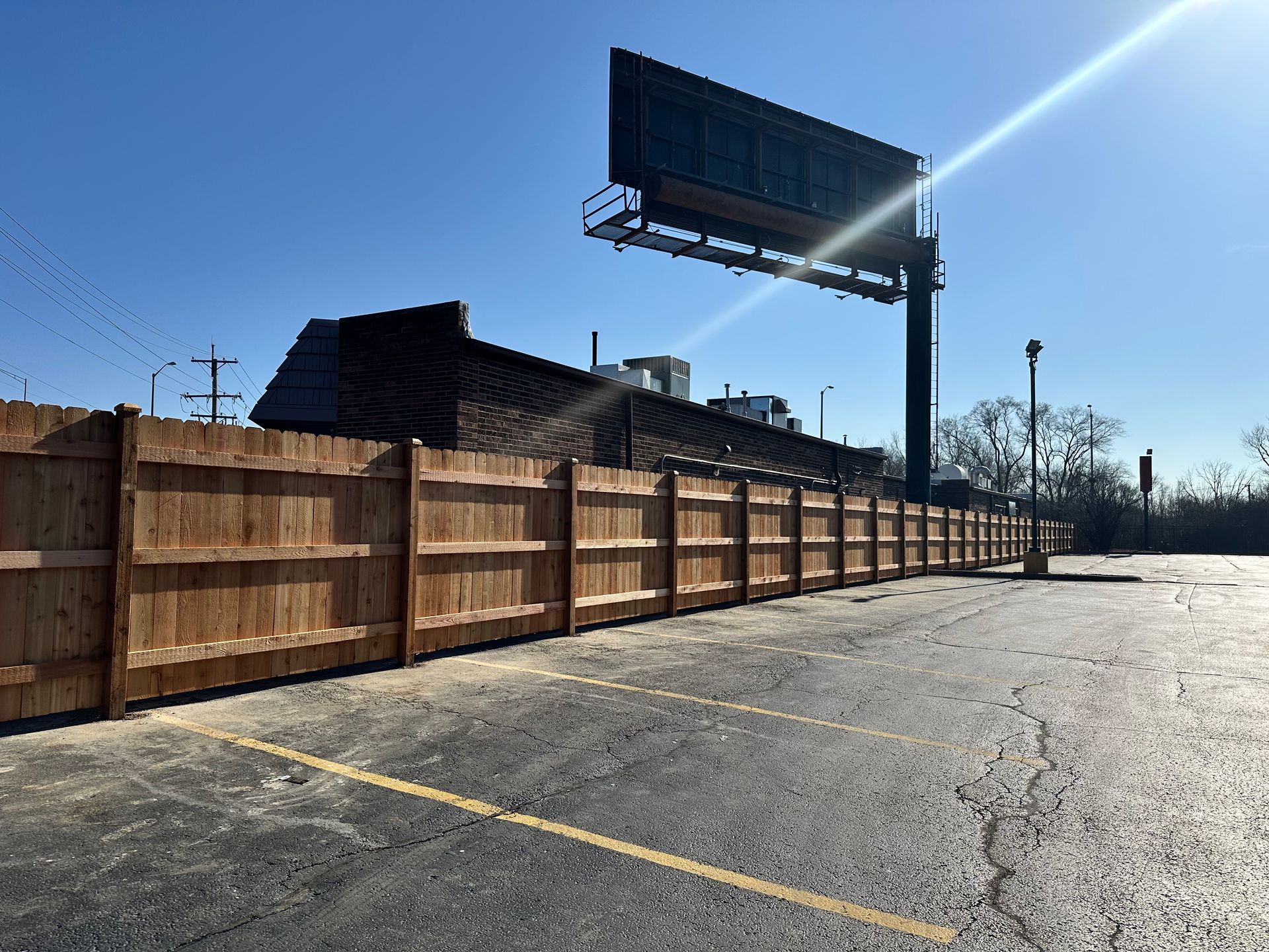 wood fence installation Illinois